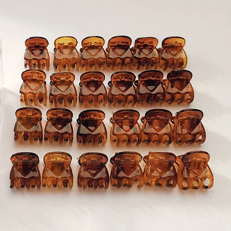 Mini fermagli a forma di artiglio stile coreano – Set da 10 a 100 pezzi, per donne e bambine