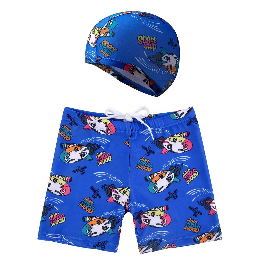 Costume da bagno per bambini, pantaloncini da bagno per bambini con simpatici cartoni animati, ad asciugatura rapida, comodi pantaloncini da bagno per neonati, abbigliamento sportivo confortevole