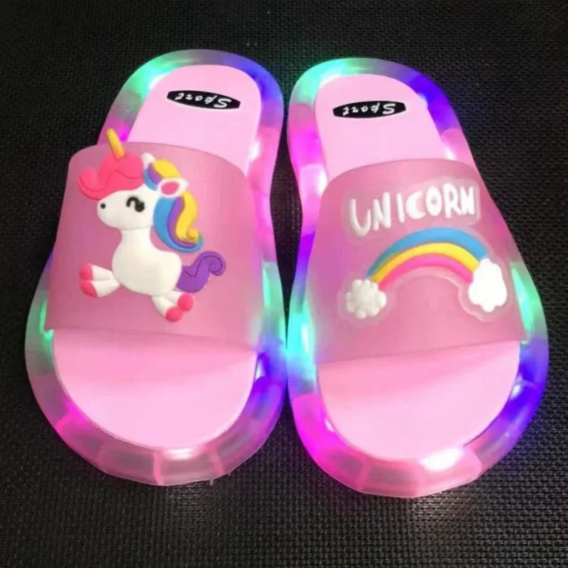 Pantofole per bambini luminose