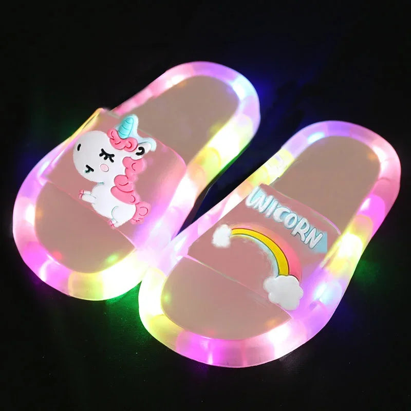 Pantofole per bambini luminose