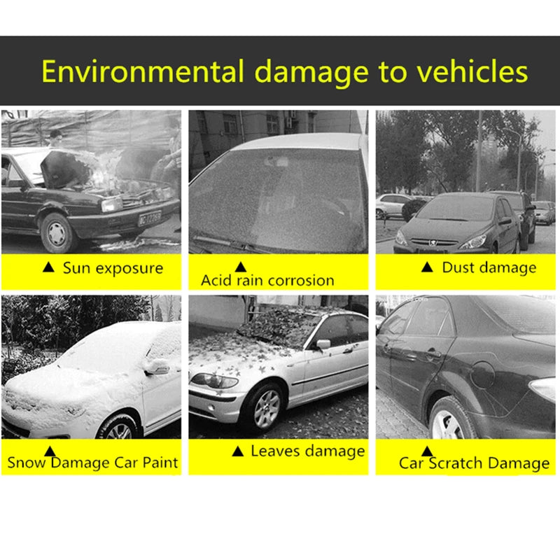 Telo copriauto per esterni, protezione completa contro neve, sole, polvere e polvere, universale per berline, SUV e SUV.