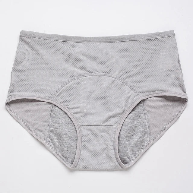 Mutandine mestruali a prova di perdite, mutandine fisiologiche per il ciclo, slip impermeabili da donna, taglie forti