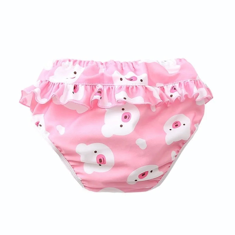 Pannolini da nuoto Ircomll per neonati, a prova di perdite, a vita alta, per imparare a nuotare, pantaloni da nuoto per bambini, per imparare a nuotare.