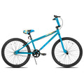 HILAND Freestyle 24-inch BMX, children's bike with 2 steel pegs, freewheel, for boys and girls aged 7, 8, 9, 10