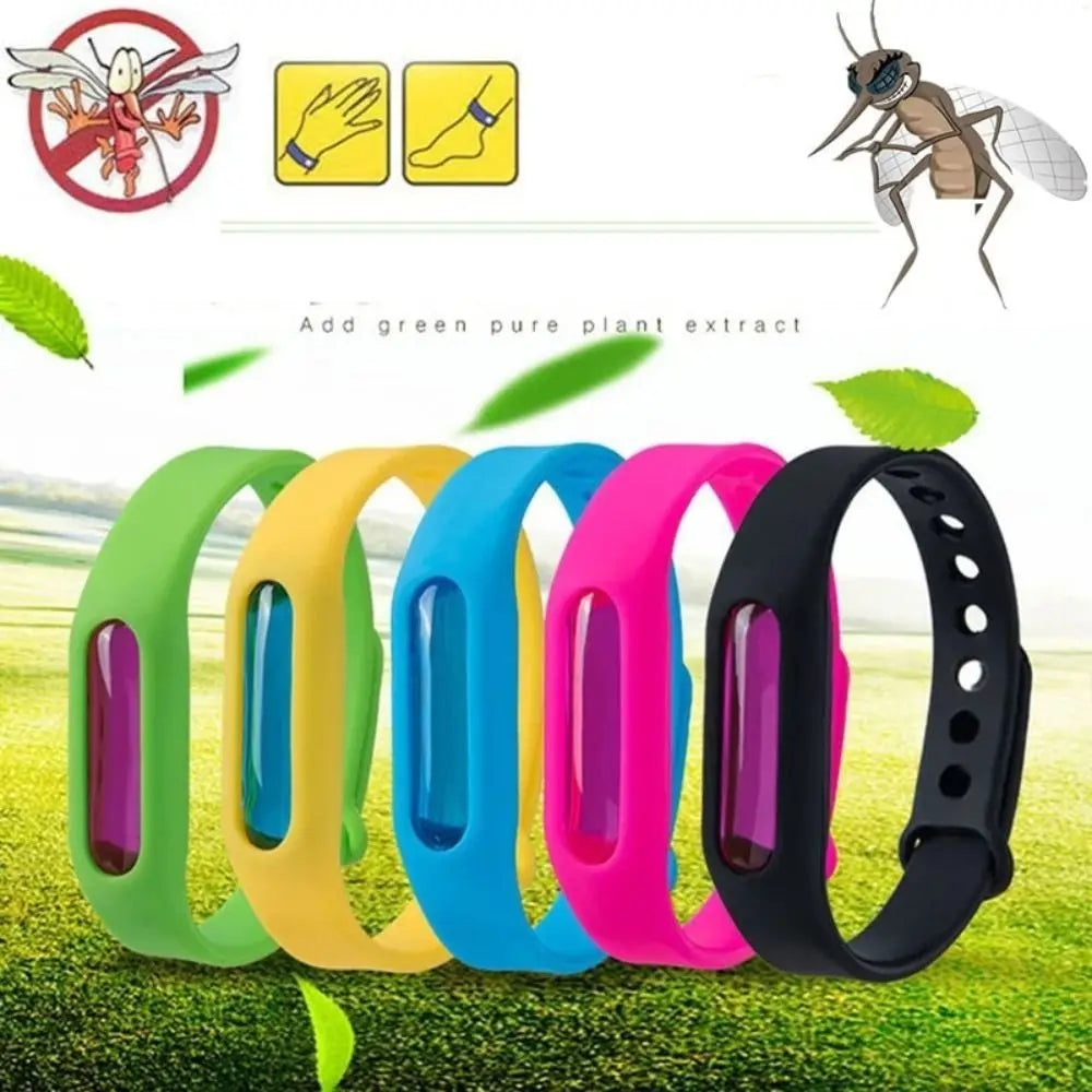 Braccialetto antizanzare in silicone regolabile