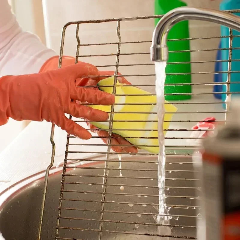 100/1 pezzi Spugna morbida assorbente per lavare i piatti da cucina, strofinare, strofinare, rimuovere la ruggine dalle pentole, kit per la pulizia domestica, spazzola e spugna