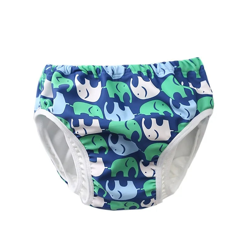 Pannolini da nuoto Ircomll per neonati, a prova di perdite, a vita alta, per imparare a nuotare, pantaloni da nuoto per bambini, per imparare a nuotare.