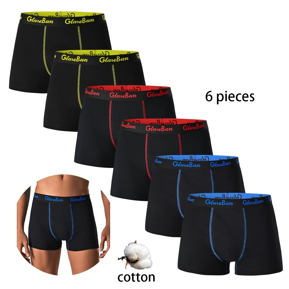 Confezione da 6 boxer da uomo, morbide e traspiranti