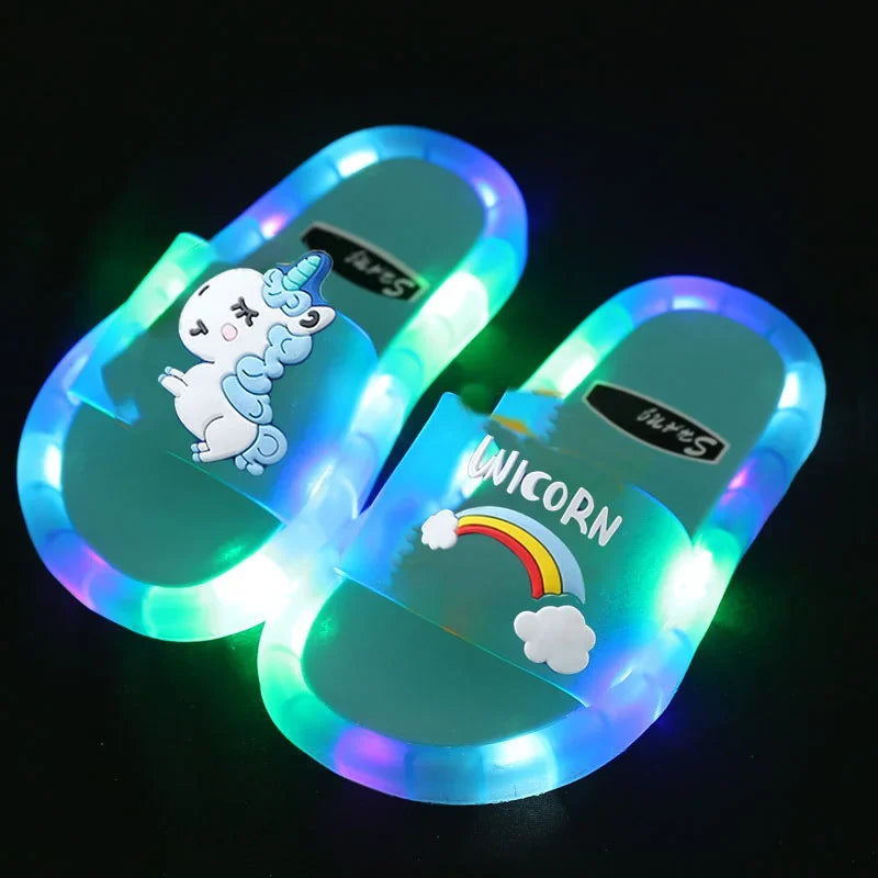 Pantofole per bambini luminose