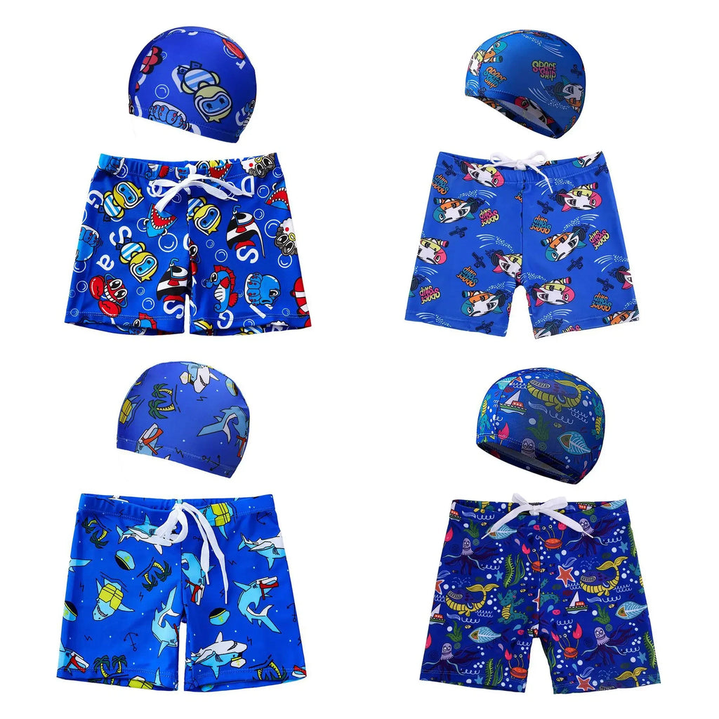 Costume da bagno per bambini, pantaloncini da bagno per bambini con simpatici cartoni animati, ad asciugatura rapida, comodi pantaloncini da bagno per neonati, abbigliamento sportivo confortevole