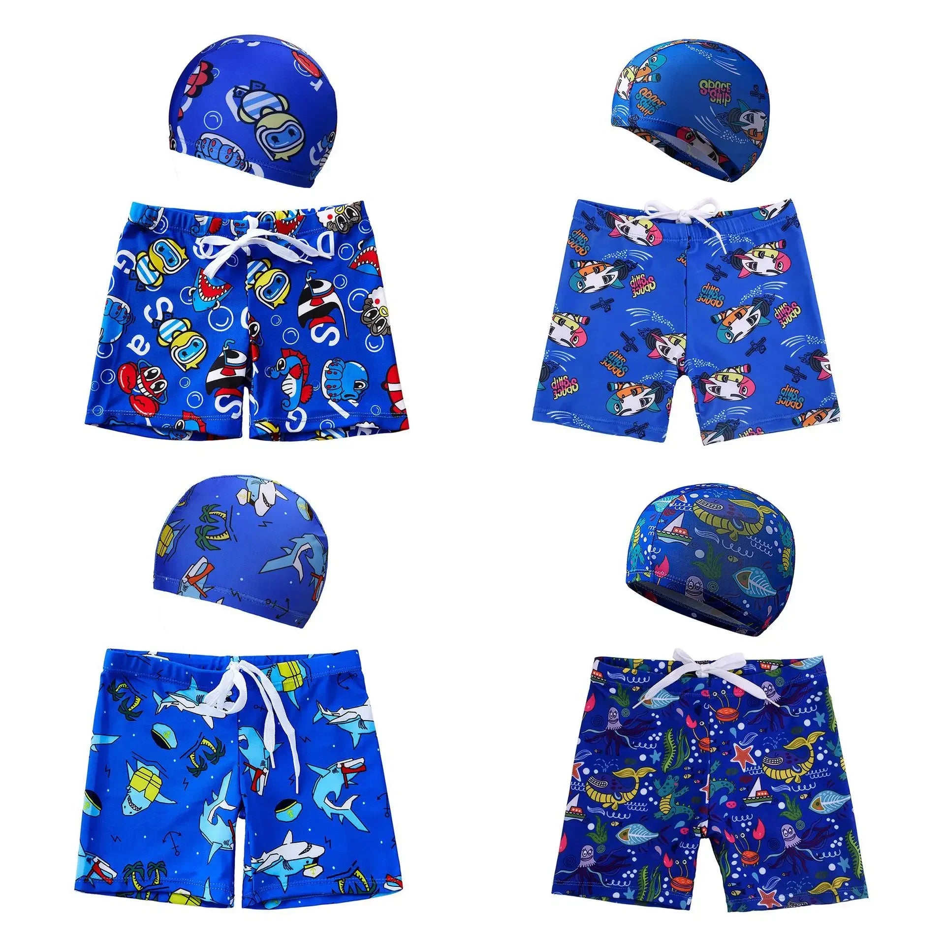 Costume da bagno per bambini, pantaloncini da bagno per bambini con simpatici cartoni animati, ad asciugatura rapida, comodi pantaloncini da bagno per neonati, abbigliamento sportivo confortevole