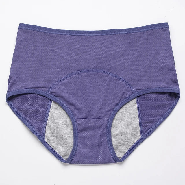 Mutandine mestruali a prova di perdite, mutandine fisiologiche per il ciclo, slip impermeabili da donna, taglie forti