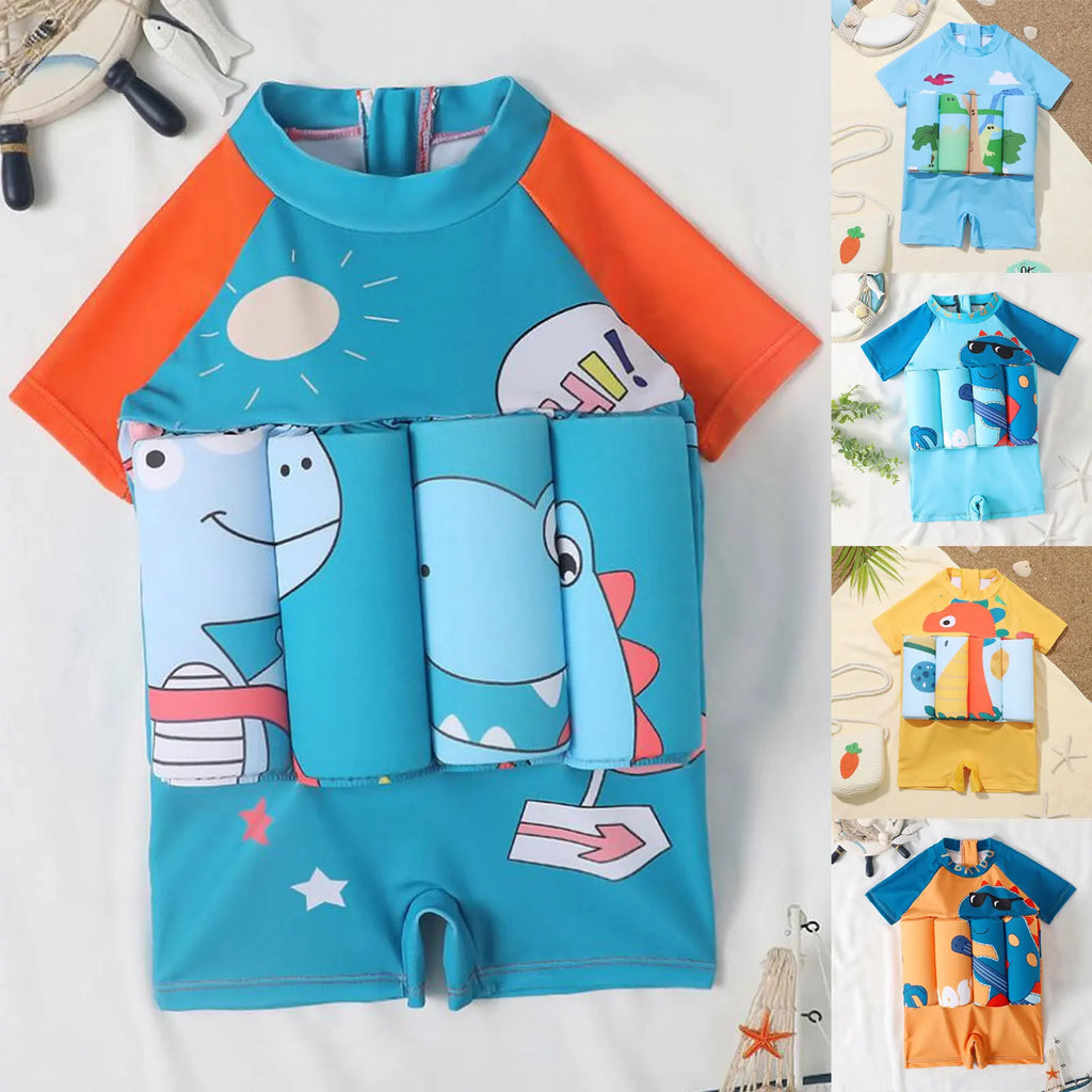 Costume da bagno galleggiante per bambini e bambine, costume da bagno galleggiante per bambini da 1-6 anni galleggiante, per imparare a nuotare, abbigliamento galleggiante