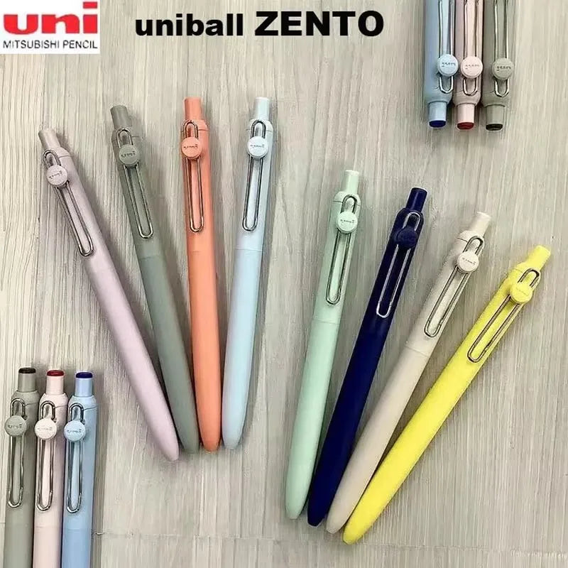 Penna gel Uniball ZENTO Standard 0.38/0.5mm, penna a sfera a base d'acqua con scrittura fluida, adatta a diverse occasioni. Articoli di cancelleria.